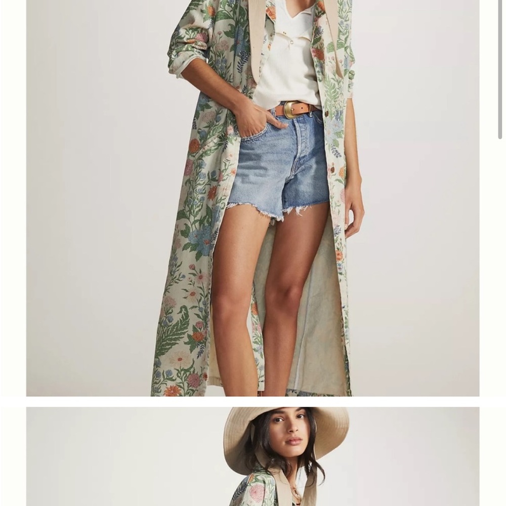 Floral Long Jacket - Picture 7 of 11